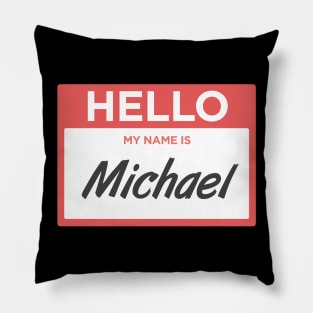 Michael | Funny Name Tag Pillow