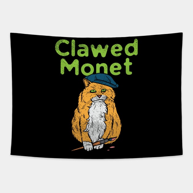 Clawed Monet Tapestry by maxdax