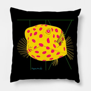 Yellow boxfish (Ostracion cubicum) Pillow