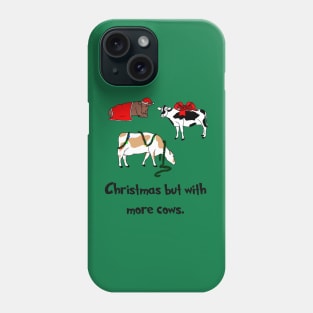 Cow Christmas Phone Case