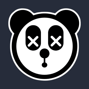 Dead-tired Panda Sticker T-Shirt