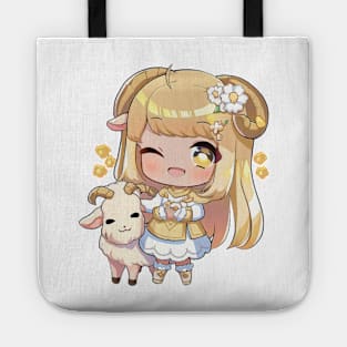 Capricorn the Goat Chibi Zodiac Anime Girl Tote