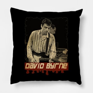 David Byrne Vintage Pillow