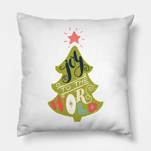 Christmas tree Pillow by TashaNatasha