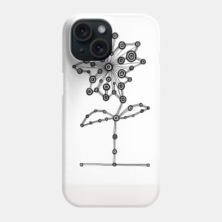 Bullseye Flower Phone Case