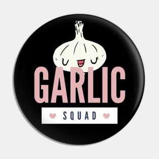 Garlic Squad - Cute Women Vegan Gift Pin