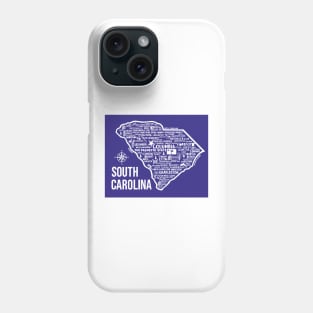 South Carolina Map Phone Case