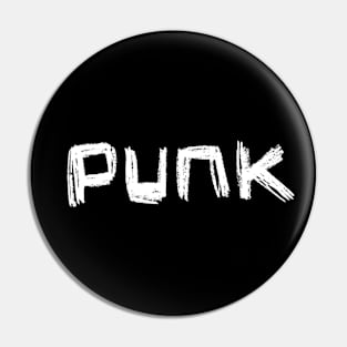 Punk handwritten for Punkrock Pin