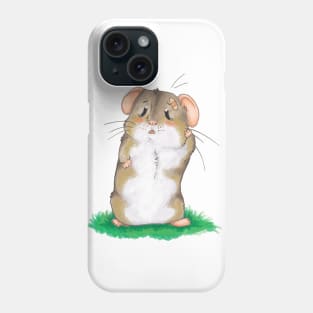 sad hamster Phone Case