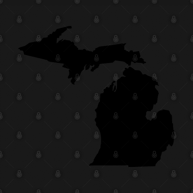 Michigan in Black by somekindofguru