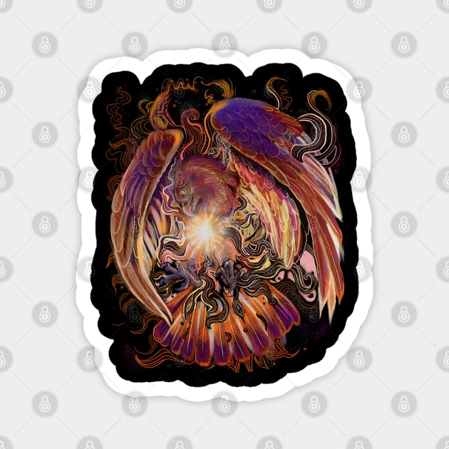 Burn Bright Pheonix Magnet by Shadowind