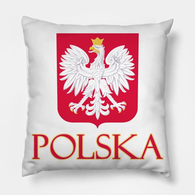 Poland - Coat of Arms Design Pillow by Naves