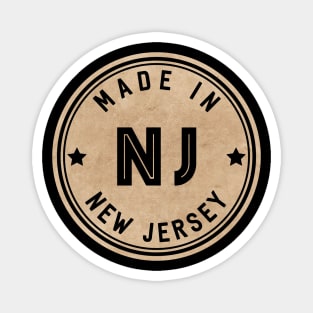 Made In New Jersey NJ State USA Magnet