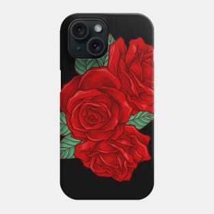 Confidentiality of Red Rose Phone Case