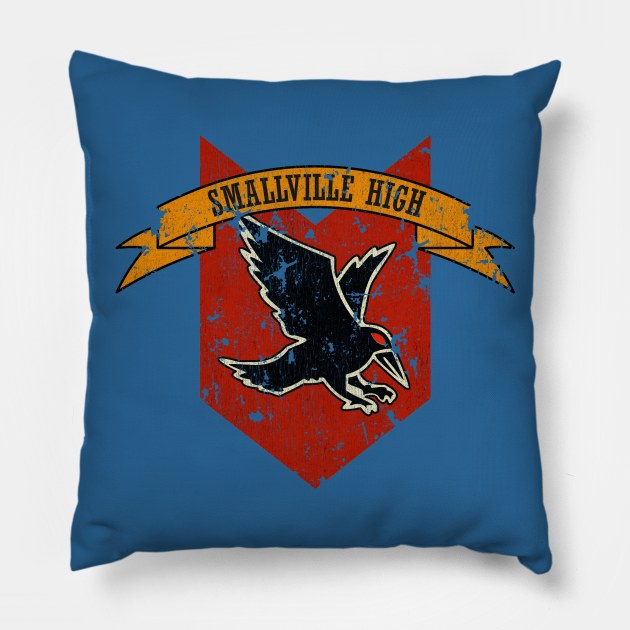 Smallville Crows High School Crest Pillow by JCD666
