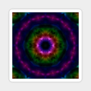 Rainbow Tie Dye Print Graphic Magnet