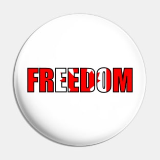 Freedom - Canada Pin