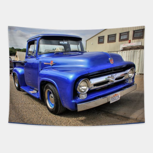 Blue F100 Tapestry by VHS Photography