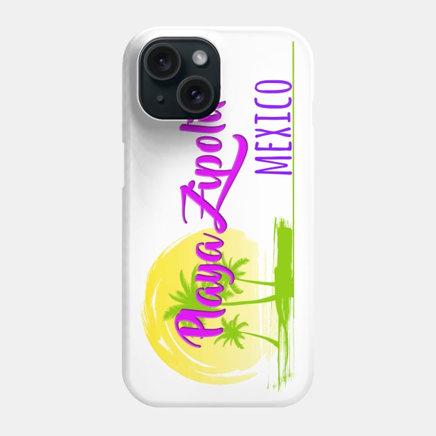 Life's a Beach: Playa Zipolite, Mexico Phone Case by Naves