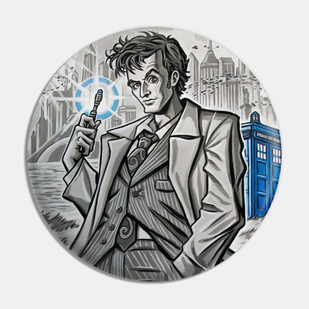 The Tenth Doctor Pin by Rainesz