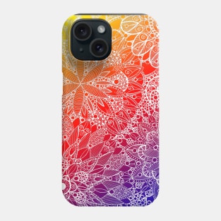 Rainbow Mandala Pattern Phone Case