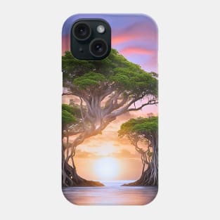 Surreal Banyan Sunset Phone Case