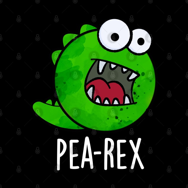 Pea Rex Funny Dinosaur Veggie TRex Pun by punnybone