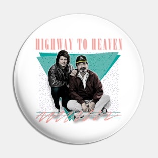 Highway to Heaven /// Retro 80s Fan Design Pin