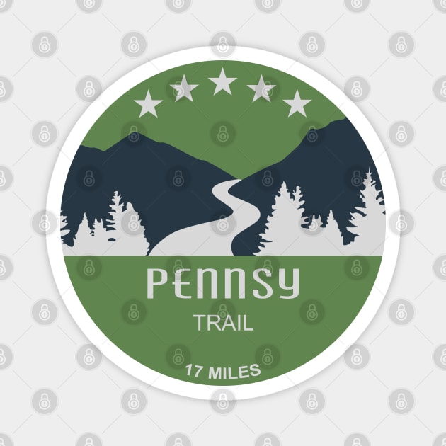 Pennsy Trail Indianapolis Magnet by esskay1000