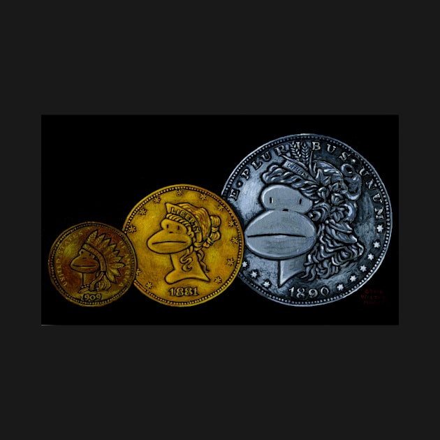 Famous Ape Coins by WalterMoore