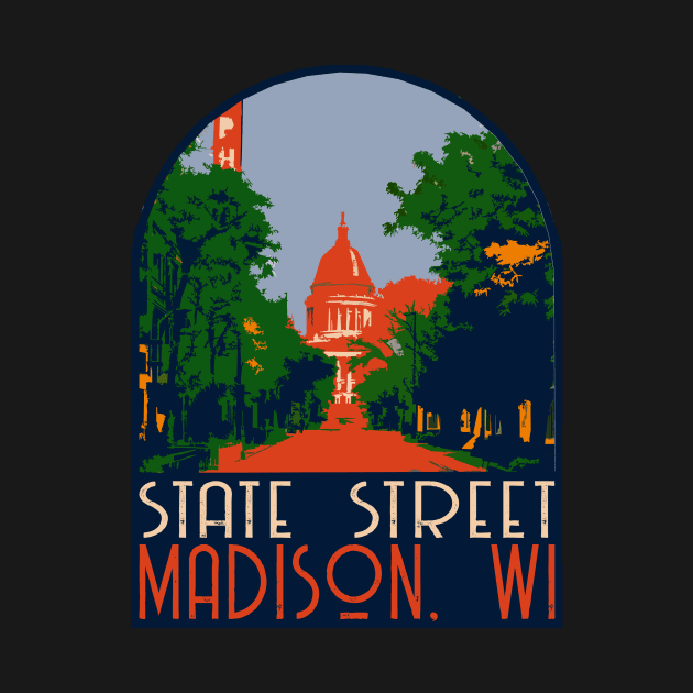 State Street Madison Decal by zsonn