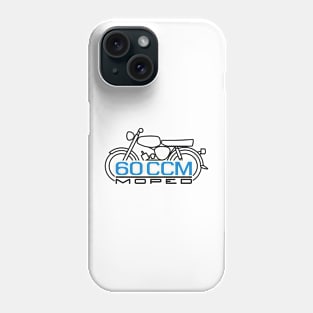 Moped S50 60cc Emblem (Black) Phone Case