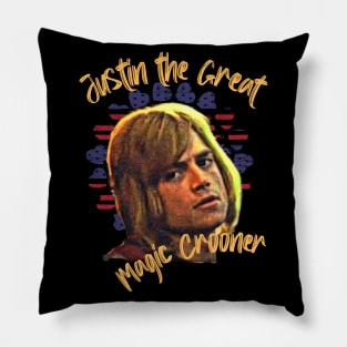 Justin the Great Magic Crooner Pillow