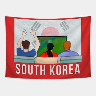 South Korea Fans Tapestry