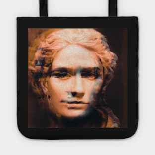 Miscalculation - Glitch Art Portrait Tote