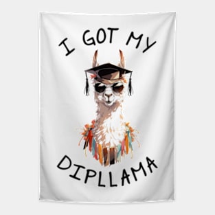 I Got My Dipllama Tapestry