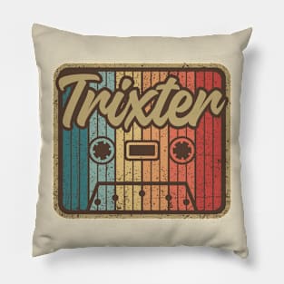 Trixter Vintage Cassette Pillow