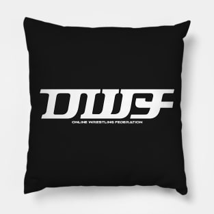 OWF White Text Logo Pillow