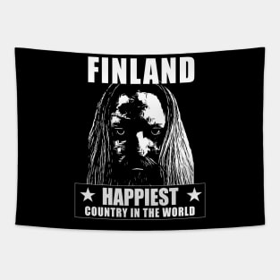 Finland Happiest Country In The World Tapestry