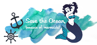 Save the oceans, because of mermaids Magnet