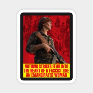 Rojava Kurdish YPJ Magnet