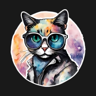 Cat In Sunglasses T-Shirt