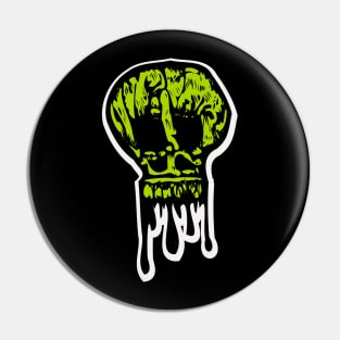 The Green Skull Pin