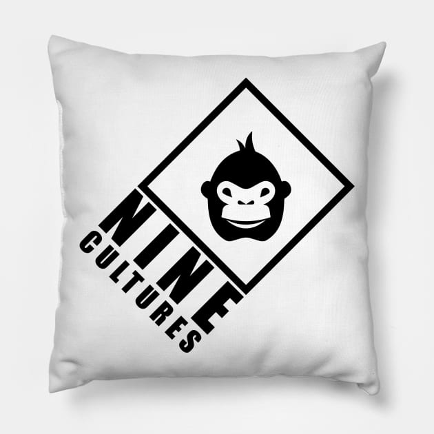 9Culture (black) Pillow by Bheki