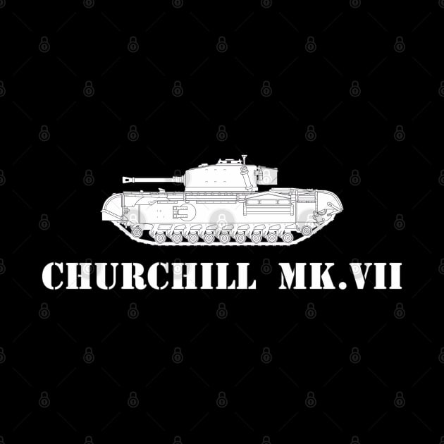 For someone whose hobby is tanks! Churchill Mk VII by FAawRay
