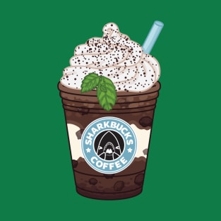 Sharkbucks Frappucino // Midnight Angelfish T-Shirt