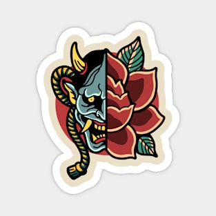 oni rose Magnet