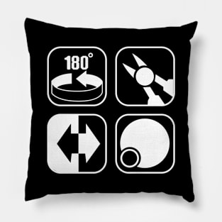 Gunpla Symbols V.2 White Pillow