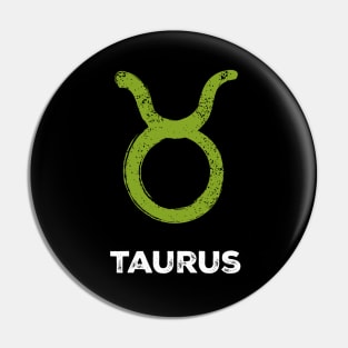 Taurus Zodiac Sign Pin