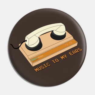 Modem - Music to my ears Pin